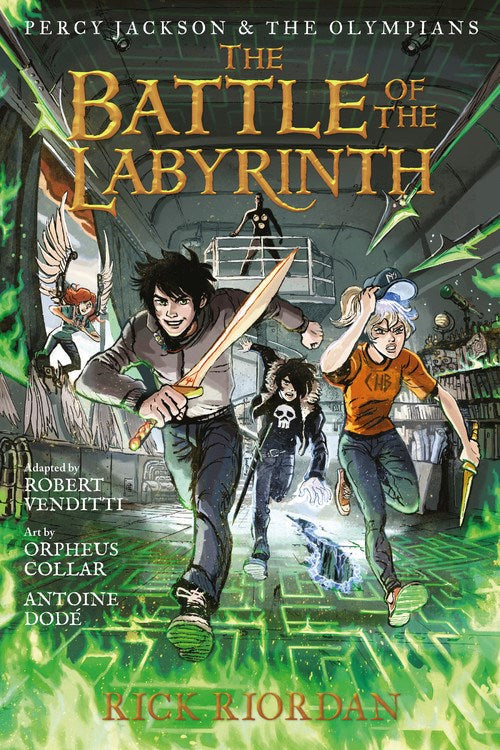 Percy Jackson and the Olympians #4 The Battle of the Labyrinth: The Graphic Novel