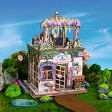 Wisteria Vine Flower Shop Book Nook Kit (Hands Craft)