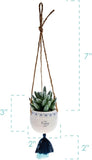 Karma Hanging Succulent Pot: Oh Happy Day
