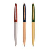 Kikkerland Metallic Retro Pen Set
