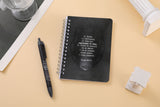 Pack libreta anillas con bolígrafo. (El Señor te protegerá)