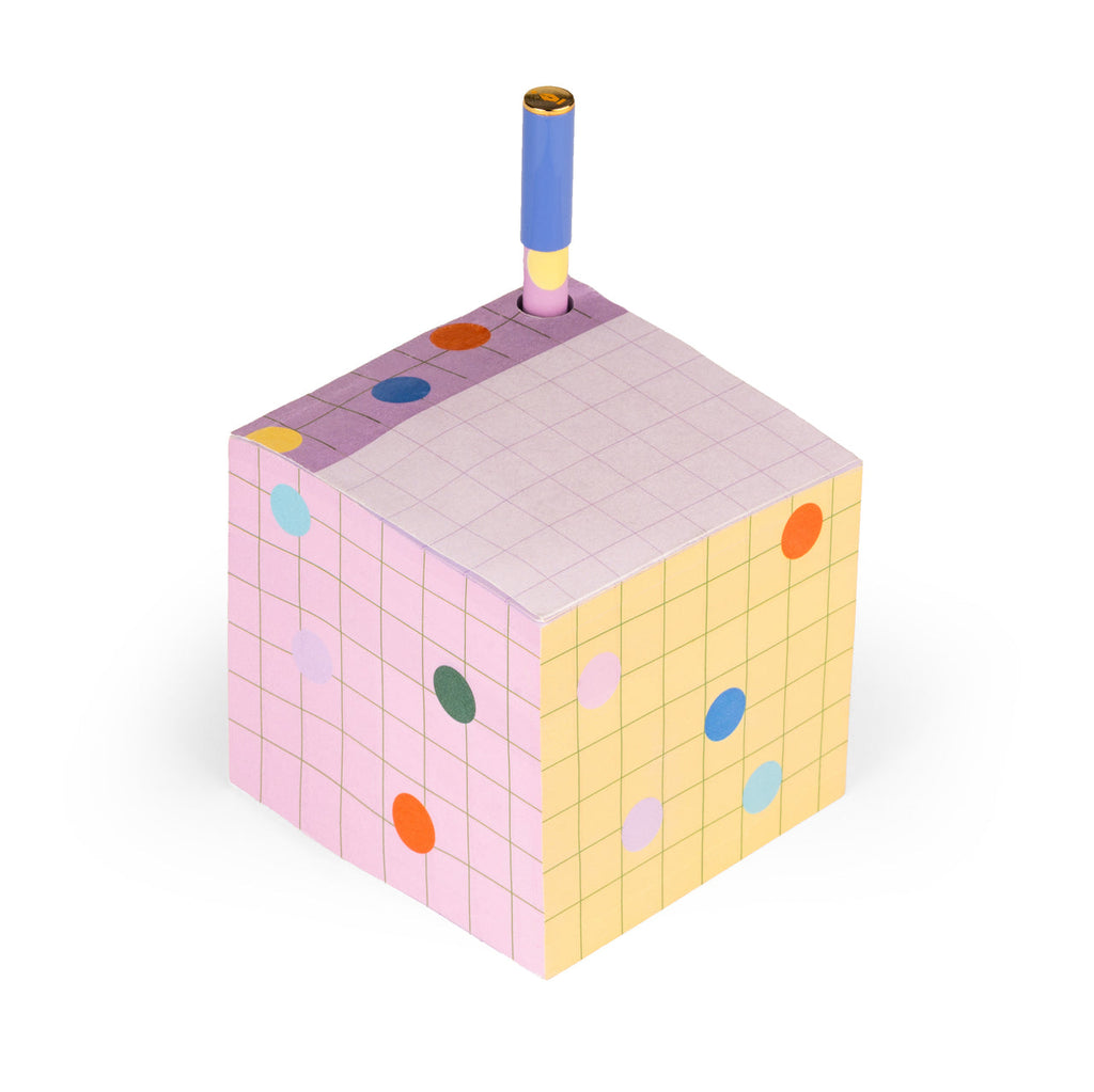 Kikkerland: Inkerie Pen Holder Sticky Note Block