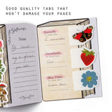 If USA Eclectionery Journal Tabs: Botanical