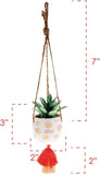 Karma Hanging Succulent Pot: Hello Sunshine