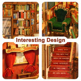 Left Bank Bookstore Book Nook Kit (Tonecheer)