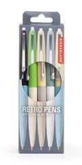 Kikkerland: Retro Pens (Set of 5)