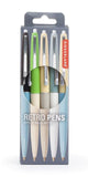Kikkerland: Retro Pens (Set of 5)