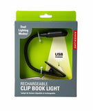 Kikkerland Rechargeable Booklight Black