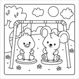 Happy Days Calm Cuties: Cozy Coloring