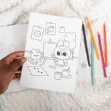 The Official Pocket Peaches Coloring Book:  Cozy Coloring and Cute Stickers
