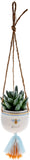 Karma Hanging Succulent Pot: Bee Kind