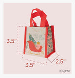 Karma Holiday Recycled Tiny Gift Bag: Noel