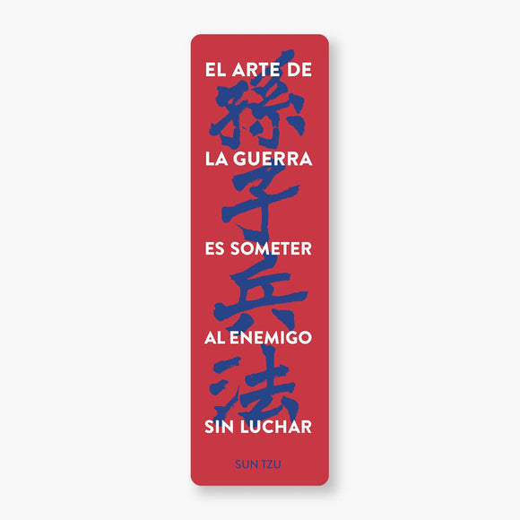Marcapáginas Alma:El arte de la Guerra es Someter al Enemigo Sin Lucha ...