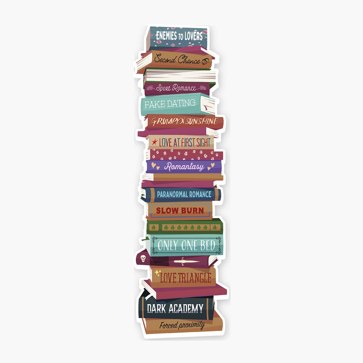 Marcapáginas literarios: Romance lovers (Editorial Inlov)