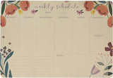 Karma Weekly Desk Pads: Sunset Floral