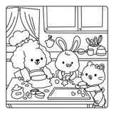 Happy Days Little Cuties: Cozy Coloring
