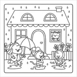 Happy Days: Cool Cuties, Cozy Coloring Kit