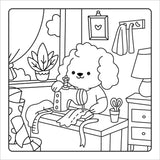 Happy Days Calm Cuties: Cozy Coloring