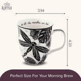 Karma Boho Mugs: Dragonfly