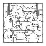 Cozy Calm: Cute and Relaxing Coloring Book