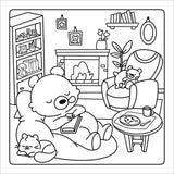 Happy Days Little Cuties: Cozy Coloring