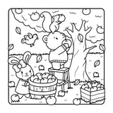 The Comfy Fall Coloring Book