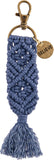 Karma Macrame Keychains: Believe