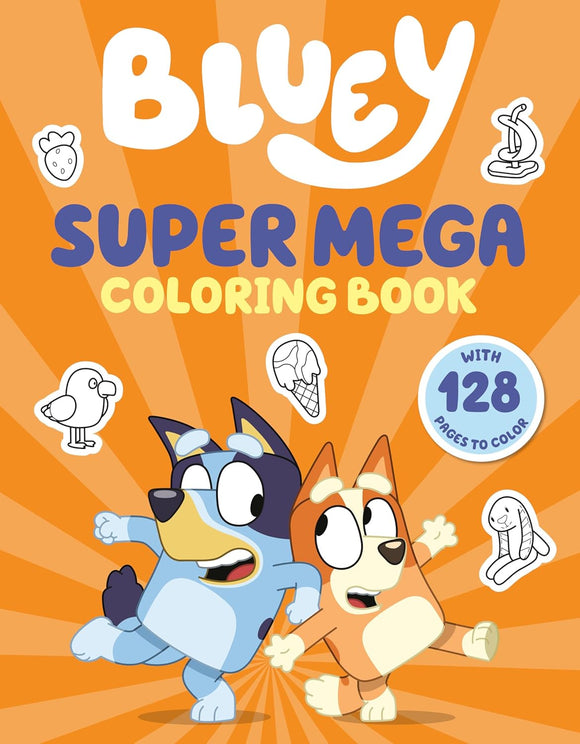 Bluey: Super Mega Coloring Book