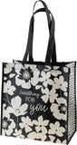 Karma Recycled Large Gift Bag: Ink Floral