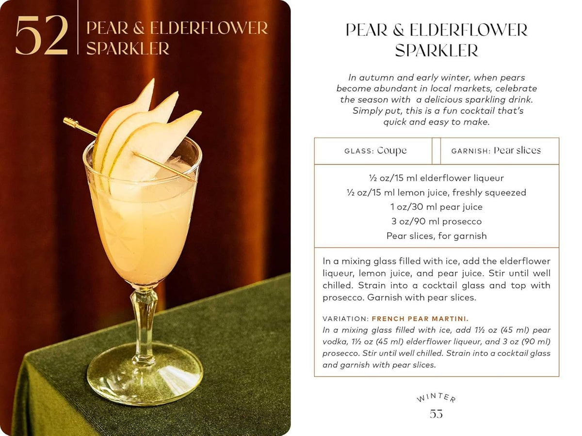 52 Cocktails to Welcome the Weekend: A Cocktail Deck