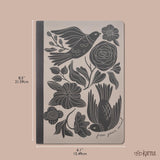 Karma Lined Journal : Bird