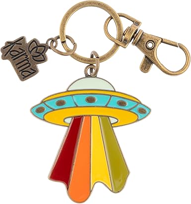 Enamel Keychain UFO(F25)