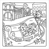 Happy Days: Cool Cuties, Cozy Coloring Kit