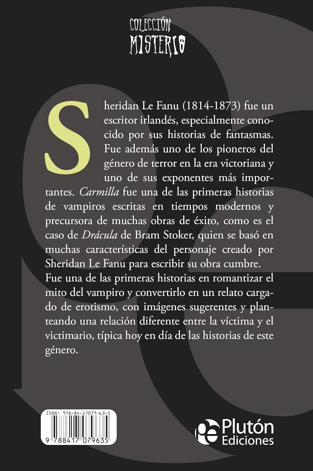 Carmilla (Pluton Colección Misterio)