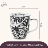 Karma Boho Mugs: Butterfly