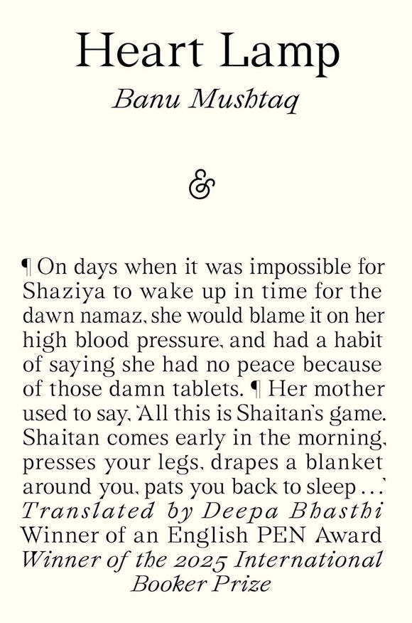 Heart Lamp: Winner of the 2025 International Booker Prize