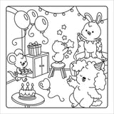 Happy Days: Cool Cuties, Cozy Coloring Kit