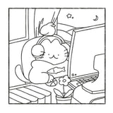 Cozy Calm: Cute and Relaxing Coloring Book