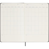 Moleskine Classic Weekly Undated Planner, Hard Cover, Large (5 X 8.25), Black, 288 Pages