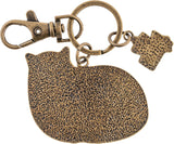 Karma Enamel Keychain: Cat