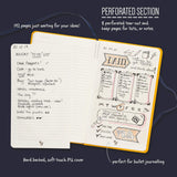 IF USA Bookaroo A5 Notebook: Moon & Stars