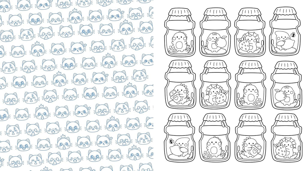The Biggest Puppies, Capybaras, Axolotls, Oh My! Cute Coloring Book!: More Than 250 Pages to Color!