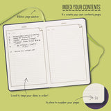 IF USA Bookaroo A5 Notebook: Moon & Stars
