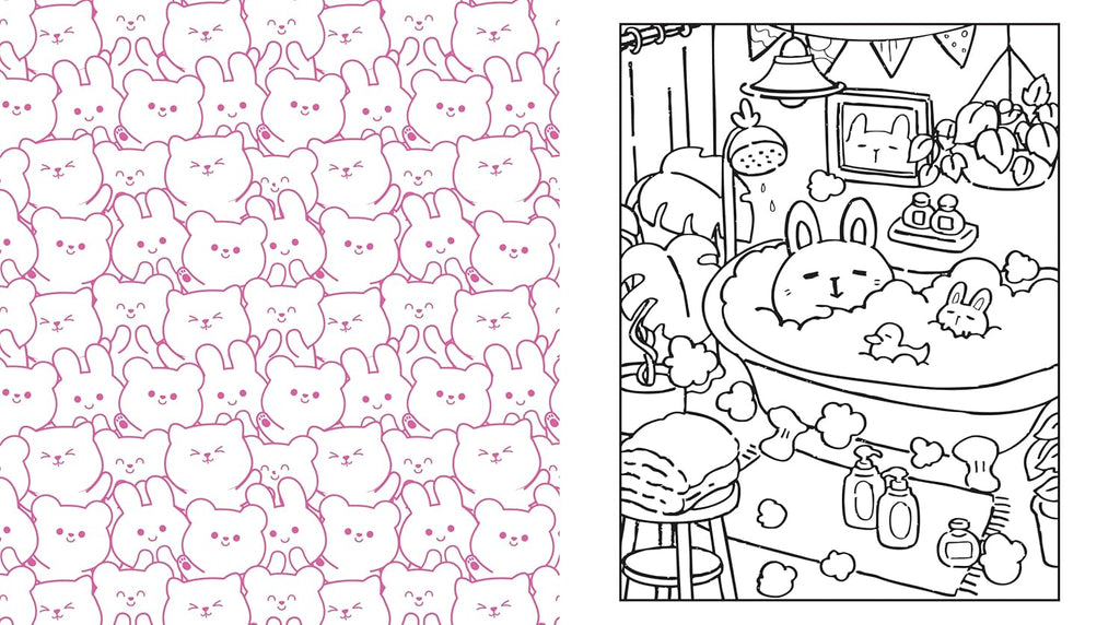 The Biggest Puppies, Capybaras, Axolotls, Oh My! Cute Coloring Book!: More Than 250 Pages to Color!