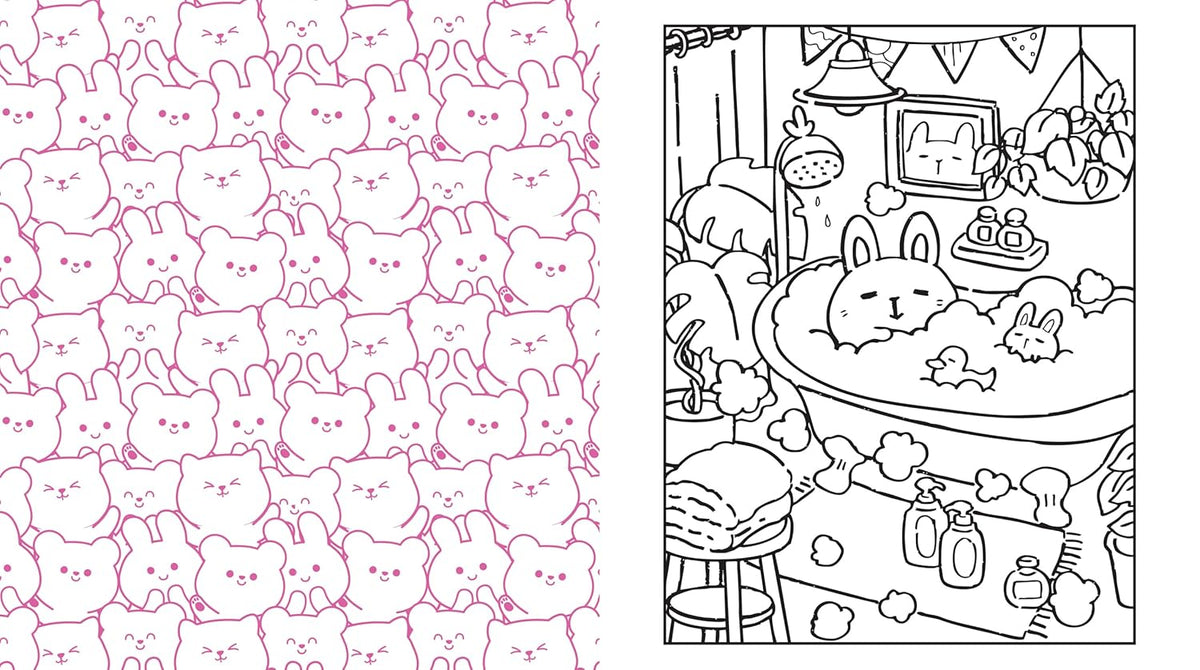 The Biggest Puppies, Capybaras, Axolotls, Oh My! Cute Coloring Book!: More Than 250 Pages to Color!