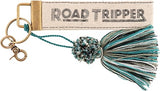 Karma Canvas Tassel Keychain: Road Tripper
