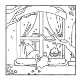 Cozy Chill: Cute and Relaxing Coloring Book