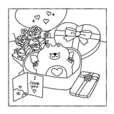 Cozy Cupid: Cute and Relaxing Coloring Book