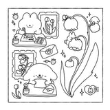 Cozy Cupid: Cute and Relaxing Coloring Book