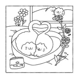 Cozy Cupid: Cute and Relaxing Coloring Book